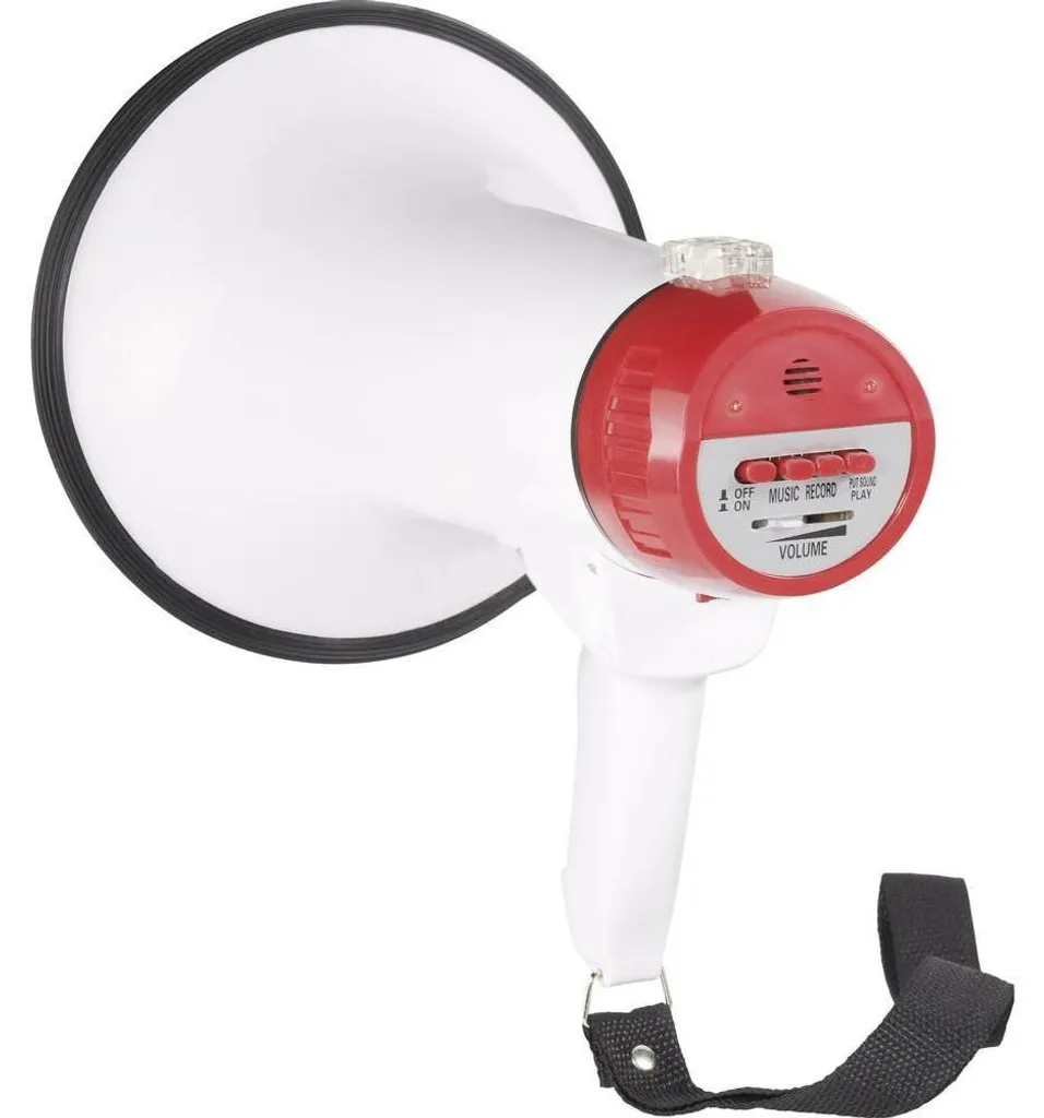 Mégaphone Enregistreur SpeaKa XB-11SR avec Sangle de Maintien Robuste - 3
