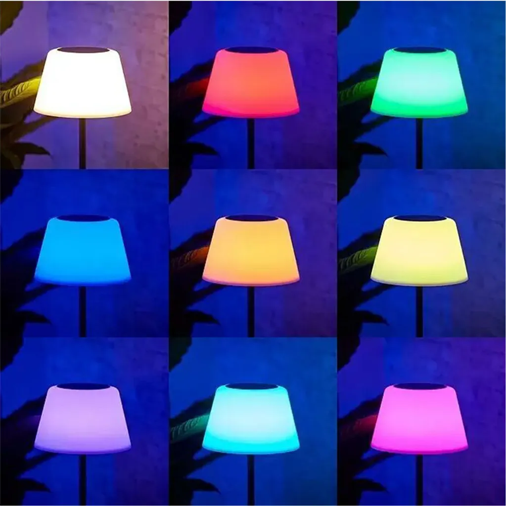 Lampadaire solaire RGBW étanche IP44 avec boîtier design 5,8W 105 cm - 3