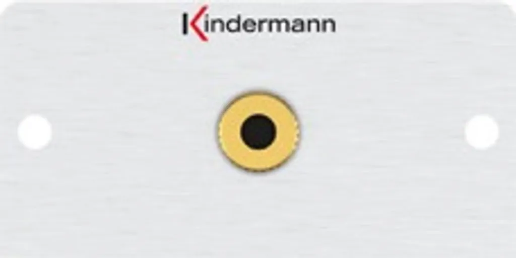 Platine Kindermann 7444000811 câble 1m et connecteur audio stéréo femelle