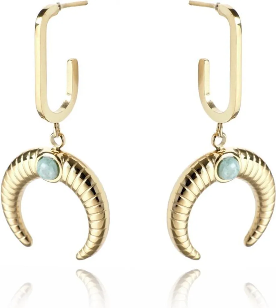 Orecchini Flamenco Mystique Acciaio Chirurgico Oro Chiaro - Bio-Jewel