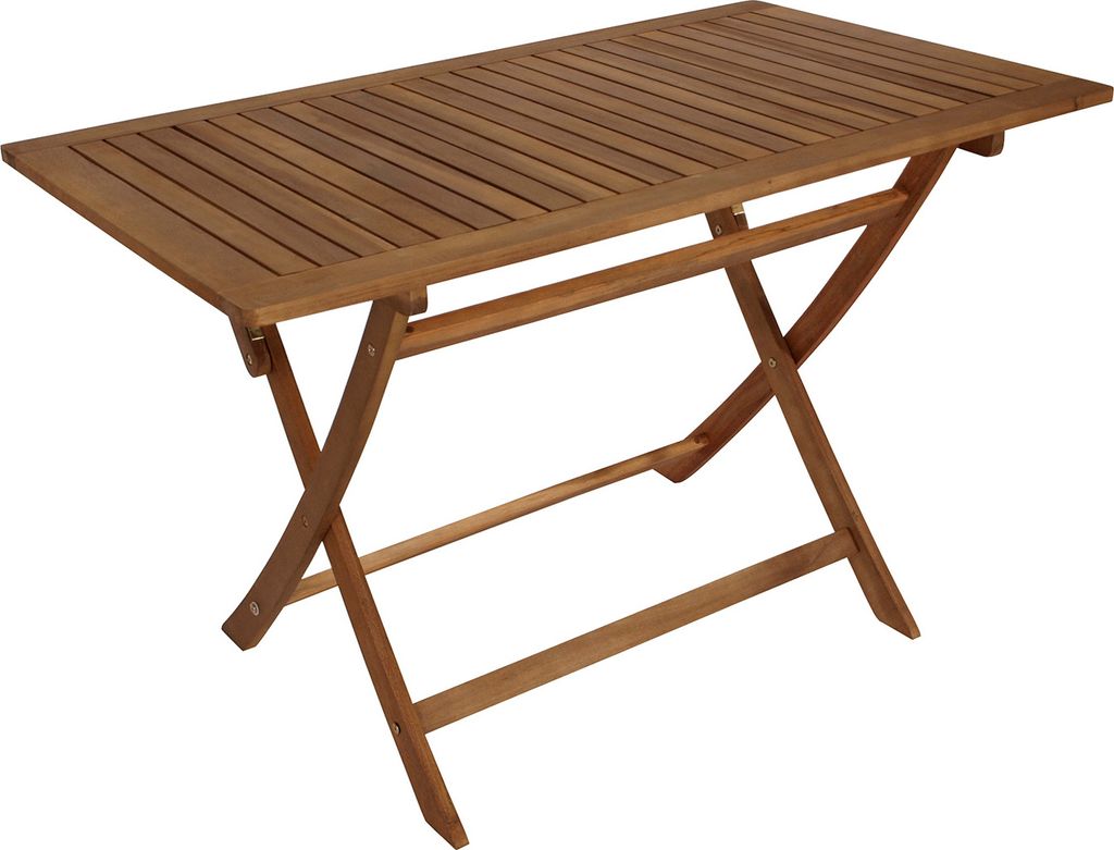 Klapptisch Gartentisch Holztisch klappbar 70 x 120 cm aus Akazienholz