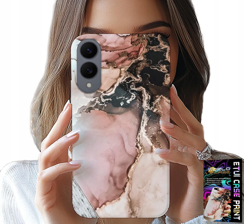Migliore Custodia Samsung S25 Edge Marmo - Vetro Temperato 9H e TPU