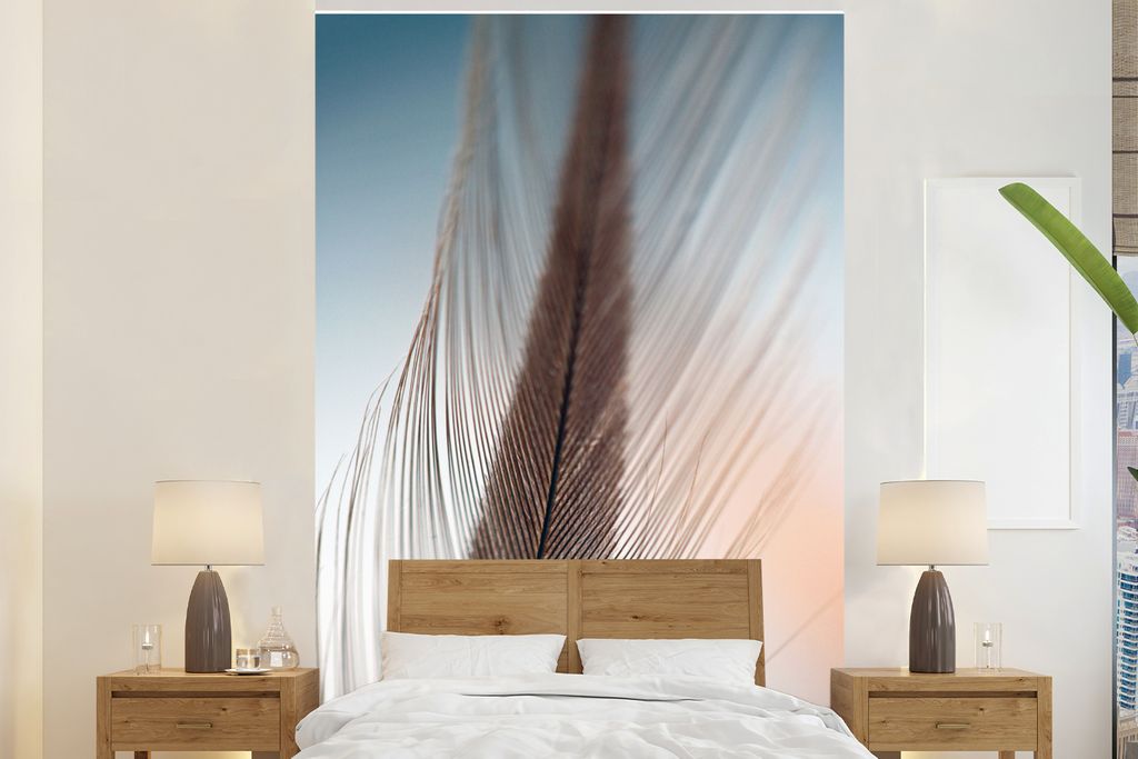 MuchoWow Fototapete für Wohnzimmer oder Schlafzimmer Wandtapete Vinyl Motivtapete Frühling in Nahaufnahme - 145x220 cm - Wanddekoration
