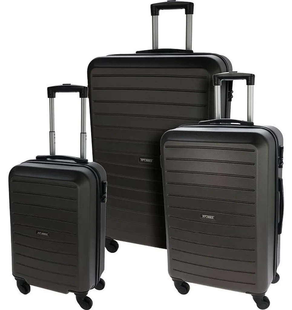 Valises rigides Proworld set de 3 pièces pour éviter le manque de place