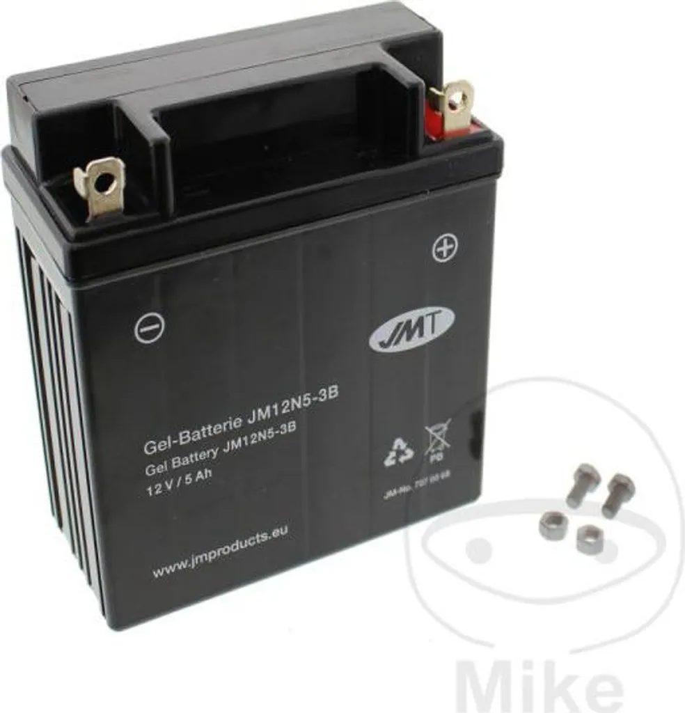 Batterie Gel 12N5-3B JMT pour Moto Yamaha XT 600 modèles 1984 à 1990