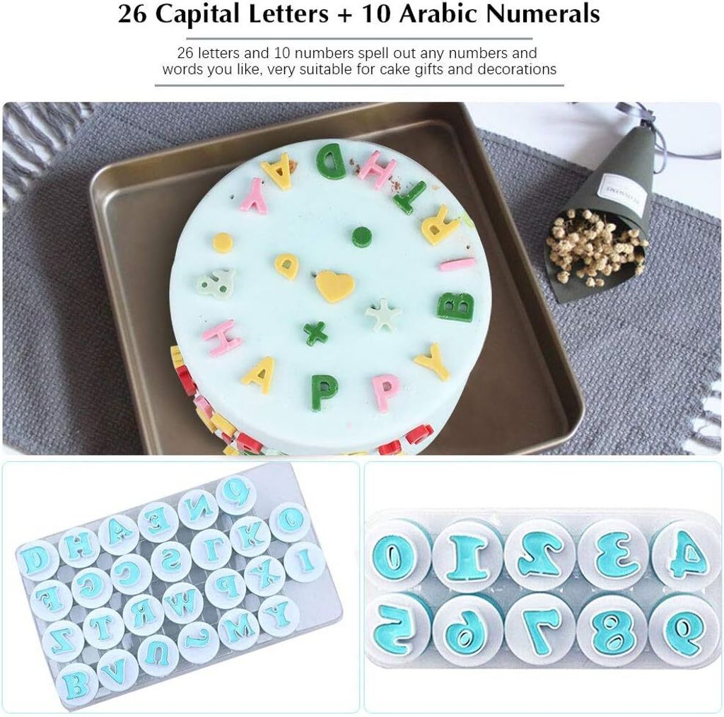 Ausstechformen Alphabet Fondant Ausstecher Set 26 Produktbild 4