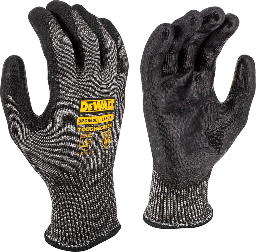 Dewalt Arbeitshandschuh Nylon HDPE Touchscreen Größe L