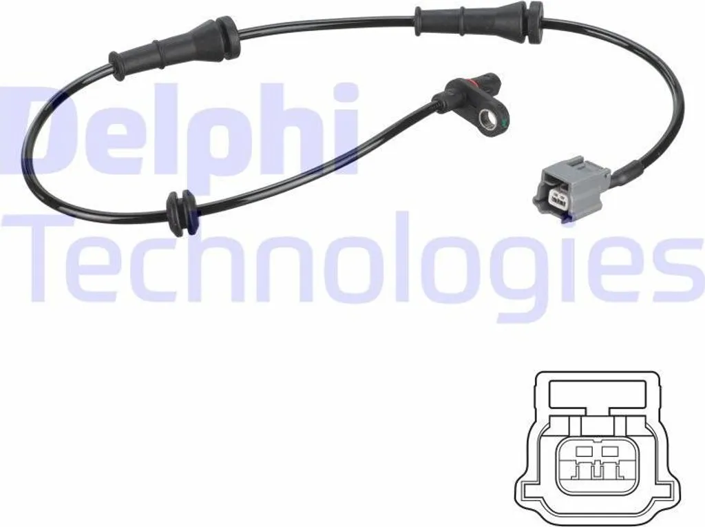 Capteur ABS de roue Delphi pour Nissan Juke - Remplacement 479001KA0A