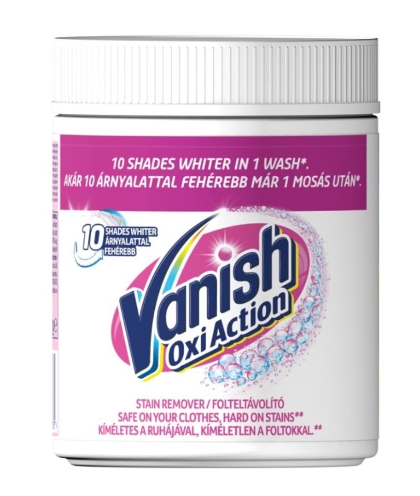 Vanish Bleichpulver & Fleckentferner – 470g Packung Produktbild 