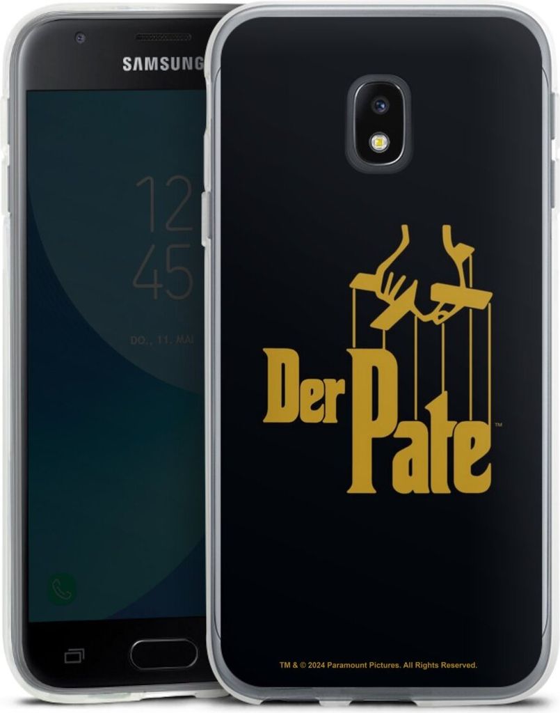DeinDesign Handyhülle für Samsung Galaxy J3 (2017) Silikon Hülle Case Smartphone Schutzhülle Logo Offizielles Lizenzprodukt Der Pate