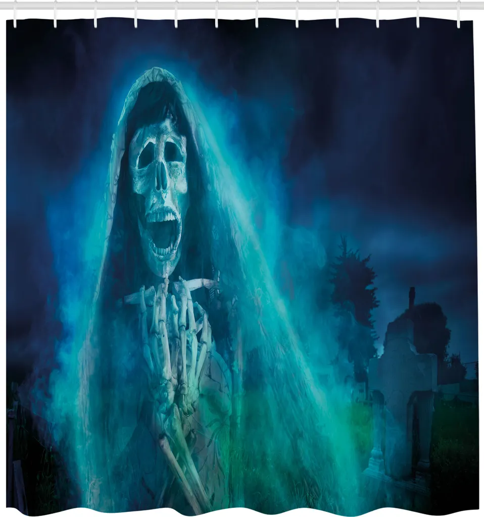 Tenda da Bagno Horror Gotico 175x200 cm - ABAKUHAUS Digital Art