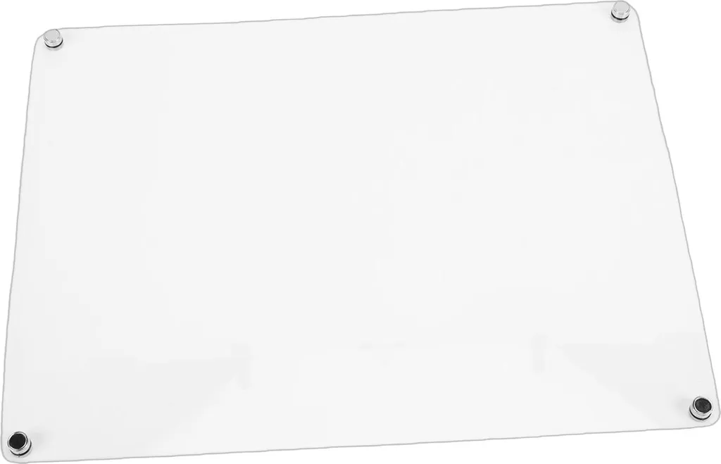 Tableau effaçable à sec en acrylique transparent - Magnétique et robuste - 4
