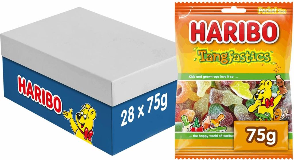 Haribo Tangfastics-Beutel (28x 75gr) Produktbild 