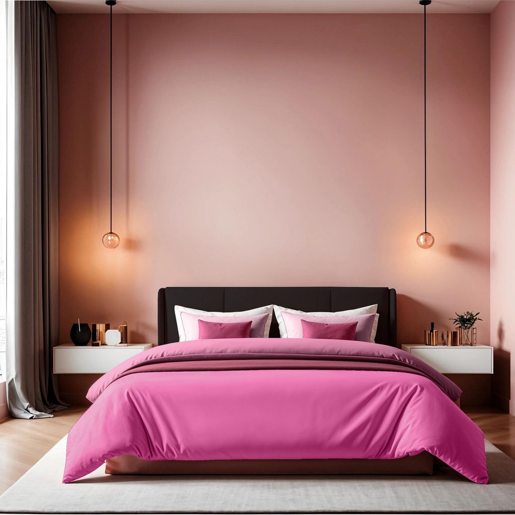 L'Essentiel Linge de Maison, Tonne Rosse - 33, Ranforce King Quilt Cover (FR) (IT), 100 % BAUMWOLLE RANFORCE, Staubige Rose, 240 x 220 cm