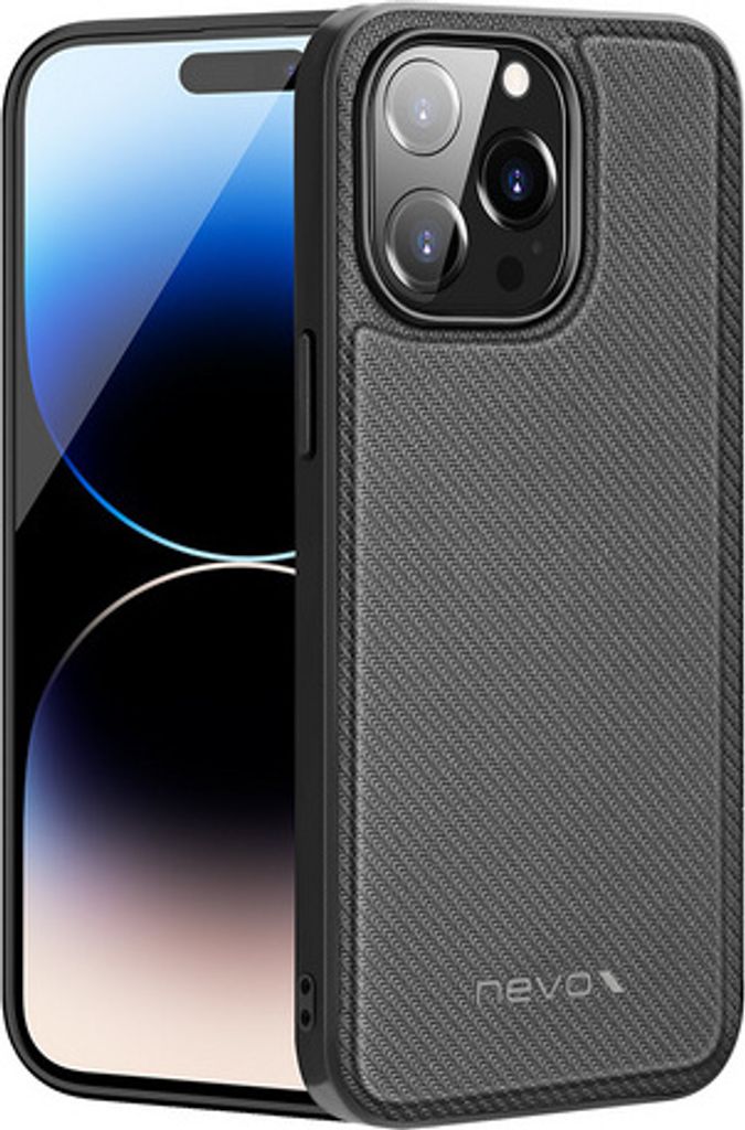 nevox StyleShell Nylo iPhone 15 Pro schwarz