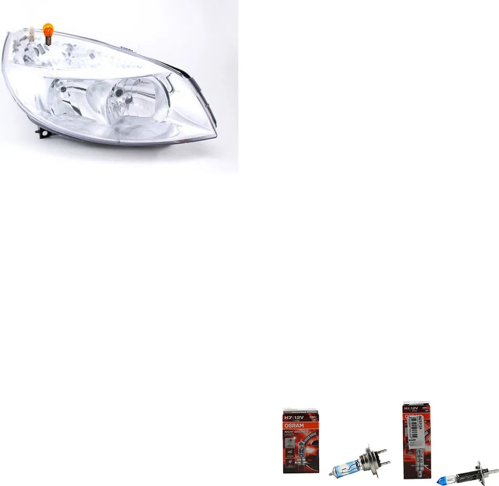 Kit Fari Johns + Osram Night Breaker Renault Scenic II 7701065130