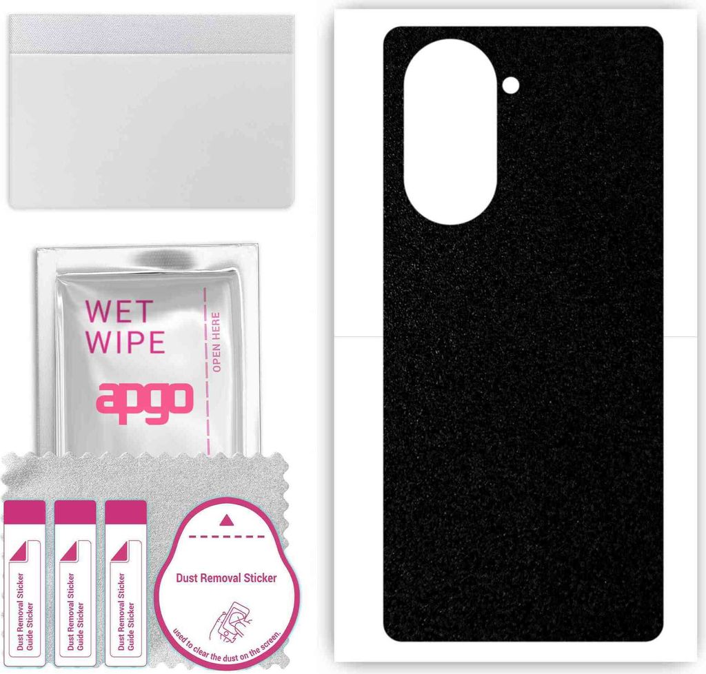 apgo Rückseite Schutzfolie, Skin, kompatibel mit Huawei Nova 10 Pro, Hinten Displayschutzfolie aus Vinylfolie, kratzfest, einfache Montage - Matts...
