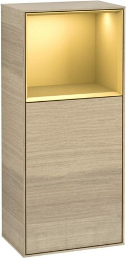 V&B Seitenschrank Wandbeleuchtung Finion 41,8x93,6cm, re, Reg ob gol m, Oa Veneer