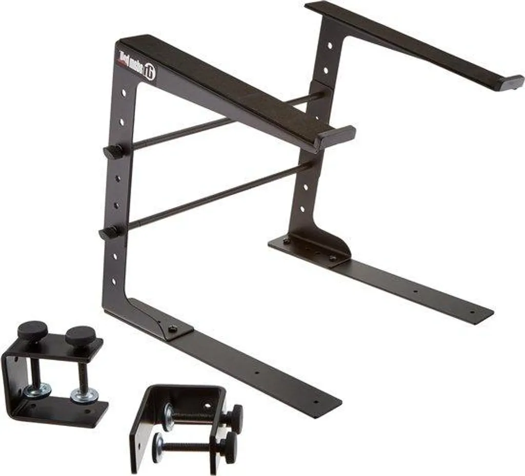 Support ordinateur portable à pince réglable et ergonomique argenté