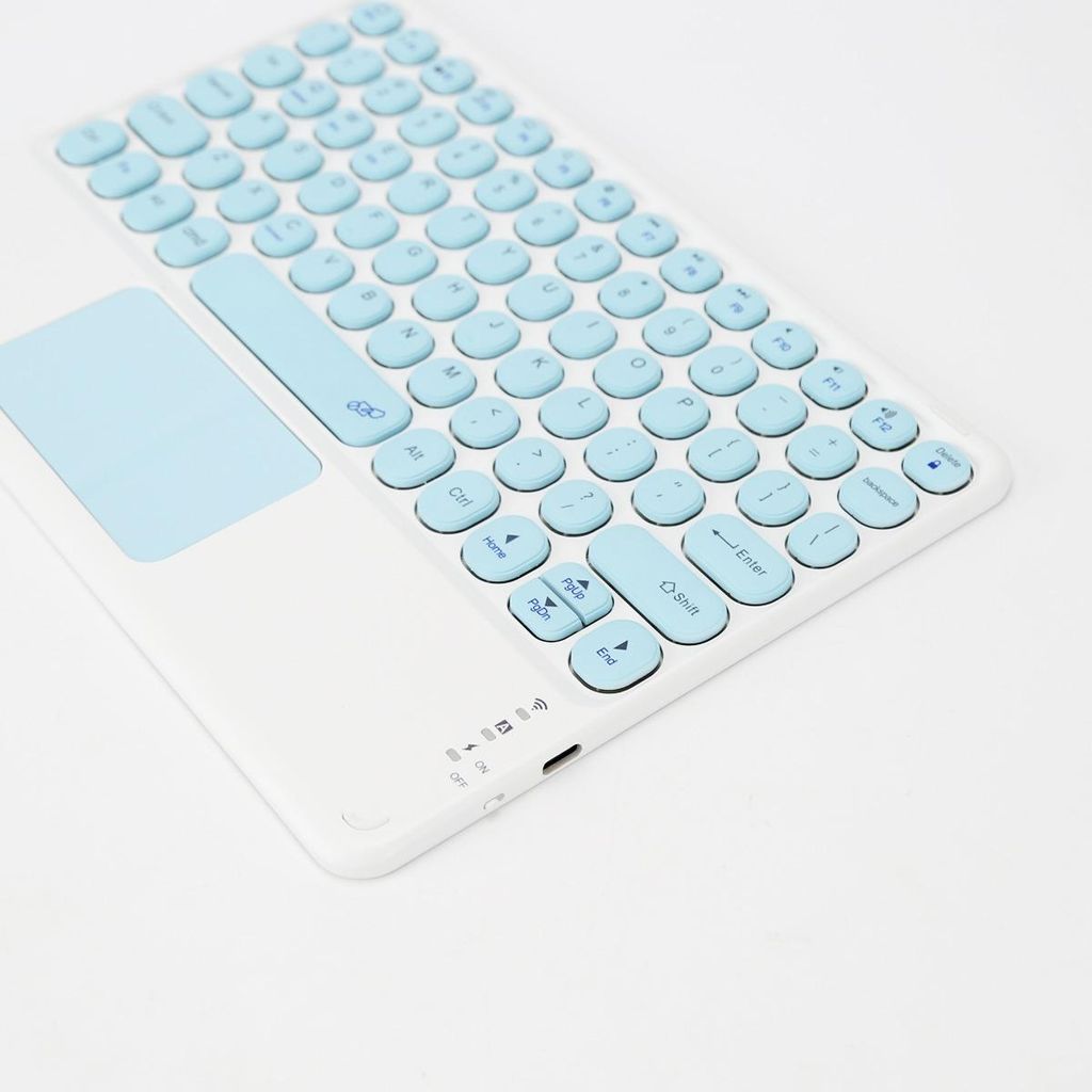 INF Bluetooth Tastatur mit runden Tasten und Touchpad - Für Produktbild 