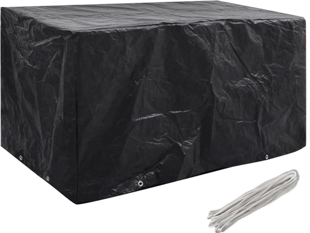 vidaXL Gartenmöbel-Abdeckungen 2 Stk. 8 Ösen 180x70x90 cm
