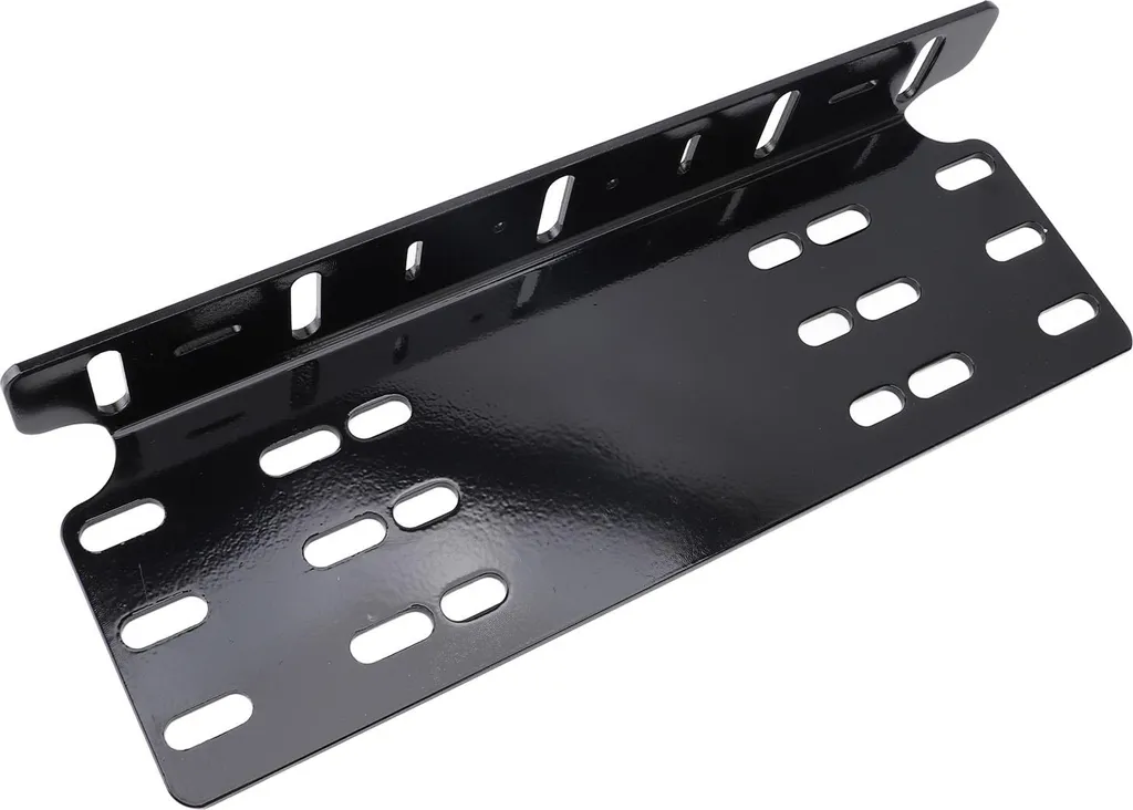 Support plaque d'immatriculation en alliage aluminium universel robuste