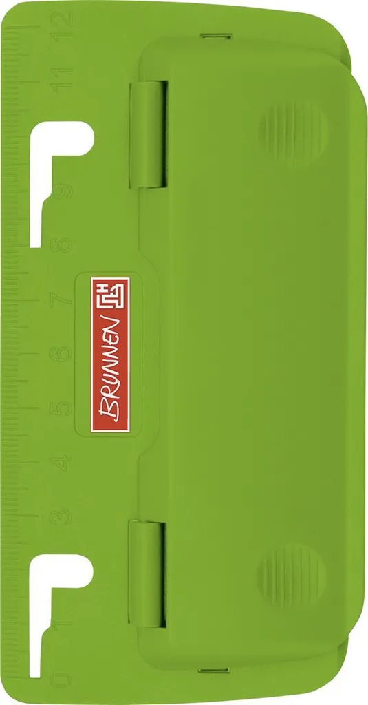 Mini Perforateur de Classeur 2 Trous Vert Kiwi BRUNNEN Taschenlocher