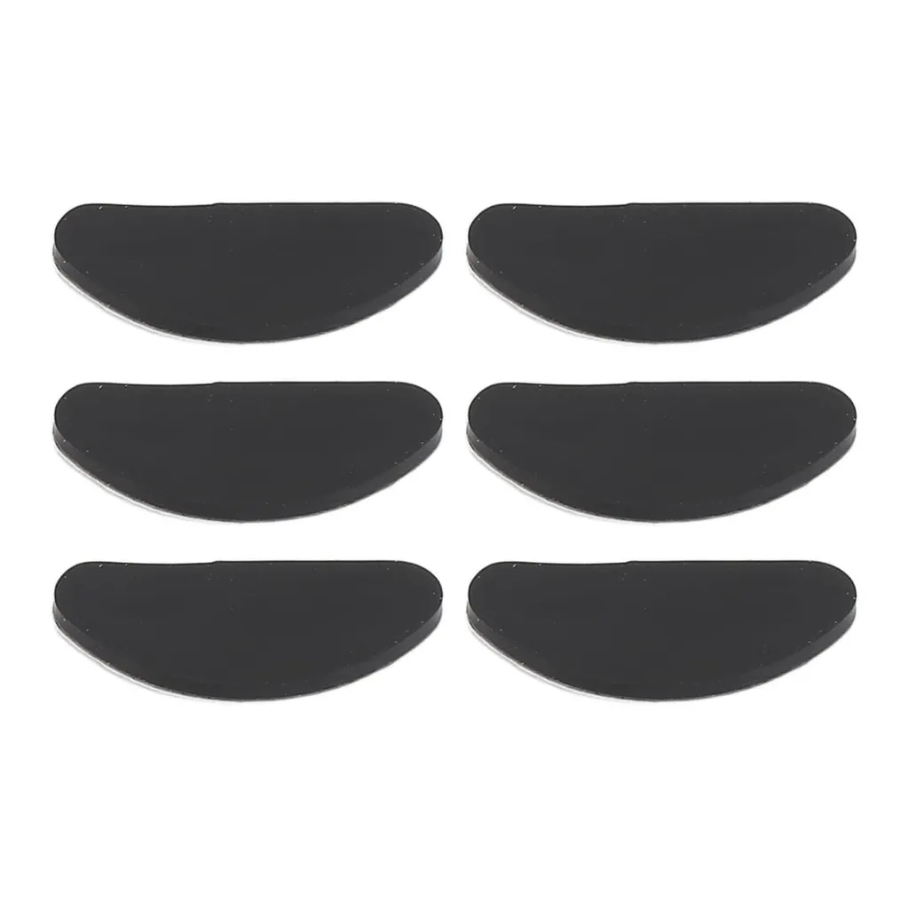 20 Paia Naselli Autoadesivi Silicone per Occhiali Forma D - 2