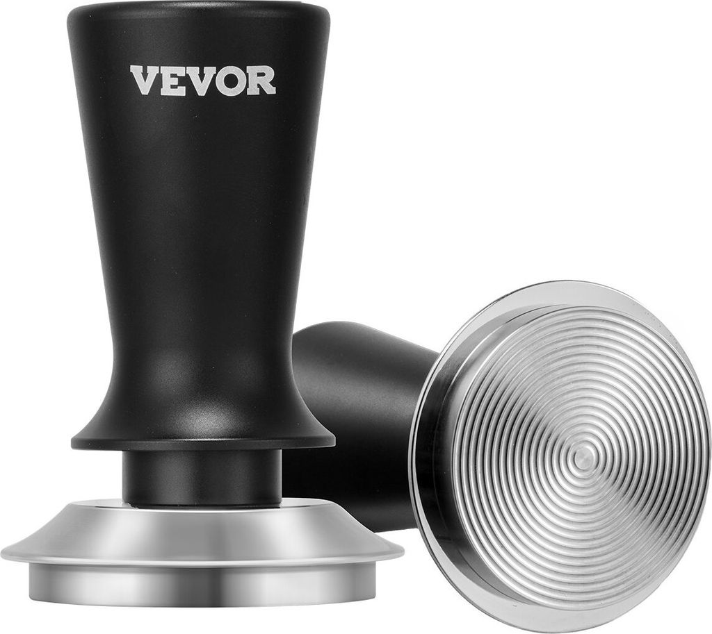 51mm Espresso Tamper Edelstahl Kaffeestampfer mit Feder Kaffeewerkzeug