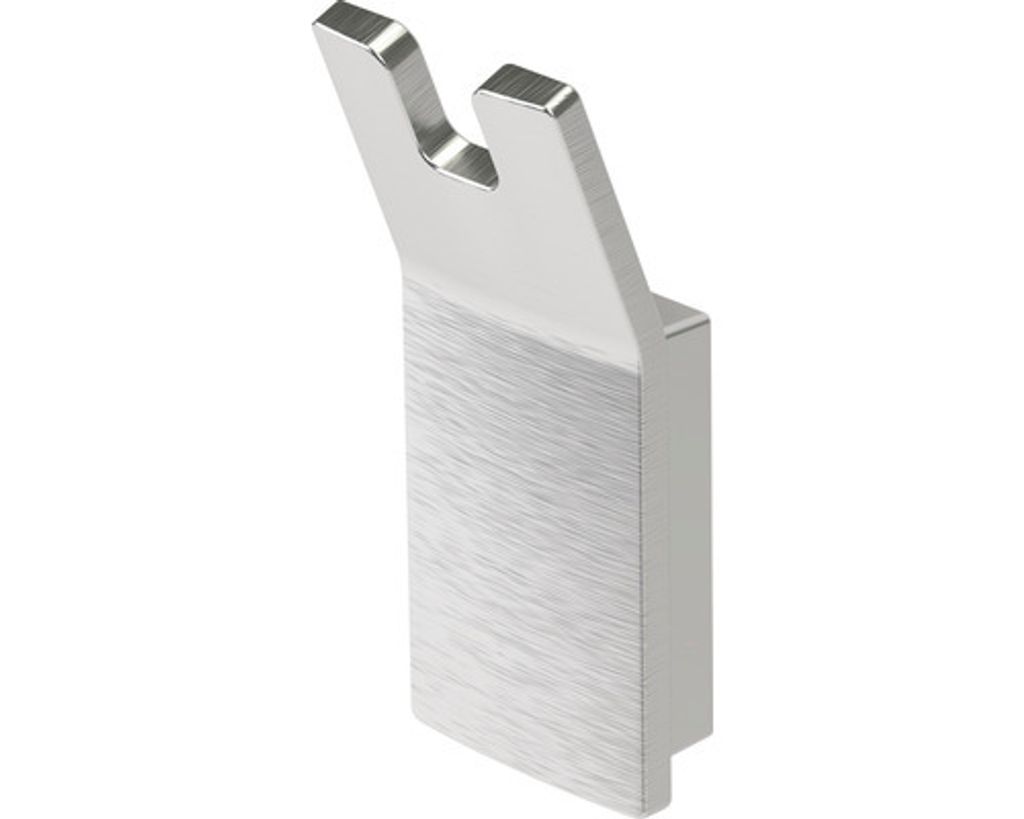 Haken HACEKA Aline doppelt aluminium gebürstet 1208584