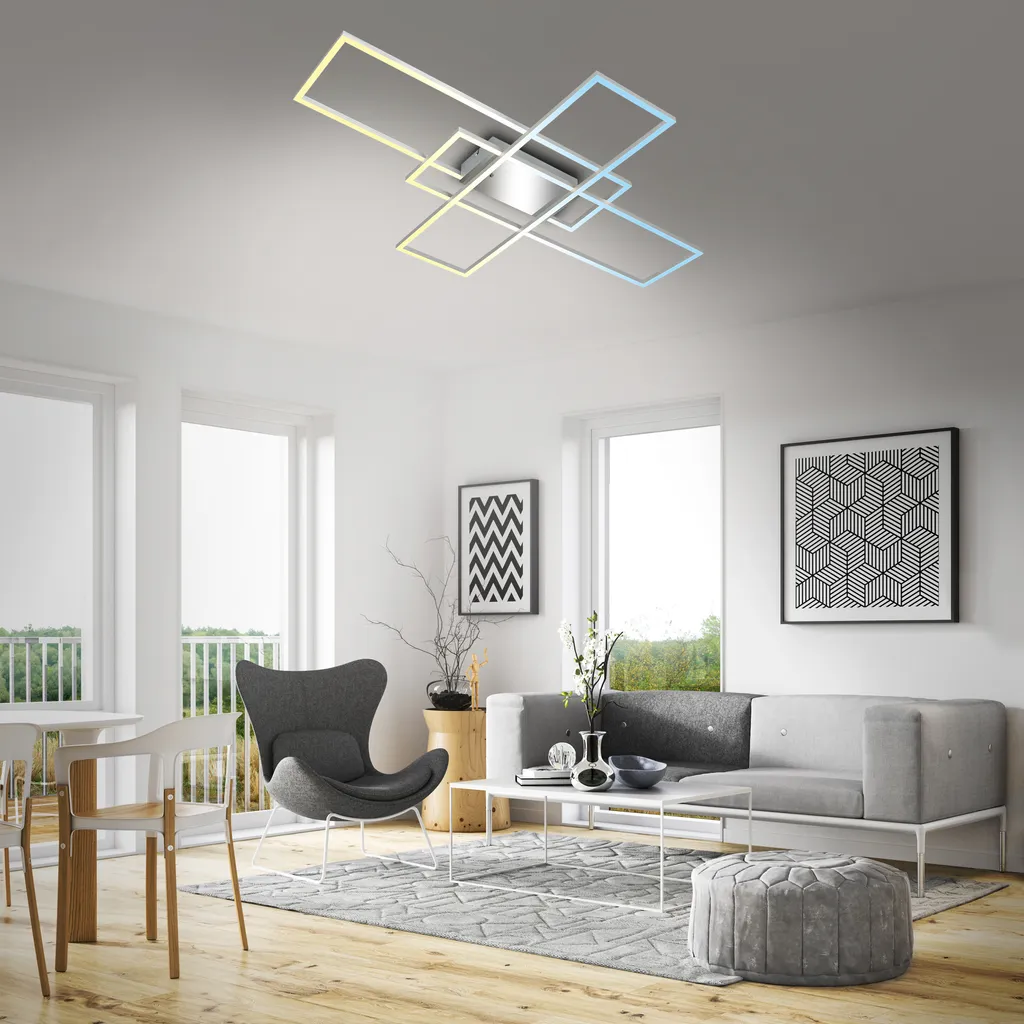 Plafonnier LED variable Roami noir : télécommande et mode veilleuse inclus - 5
