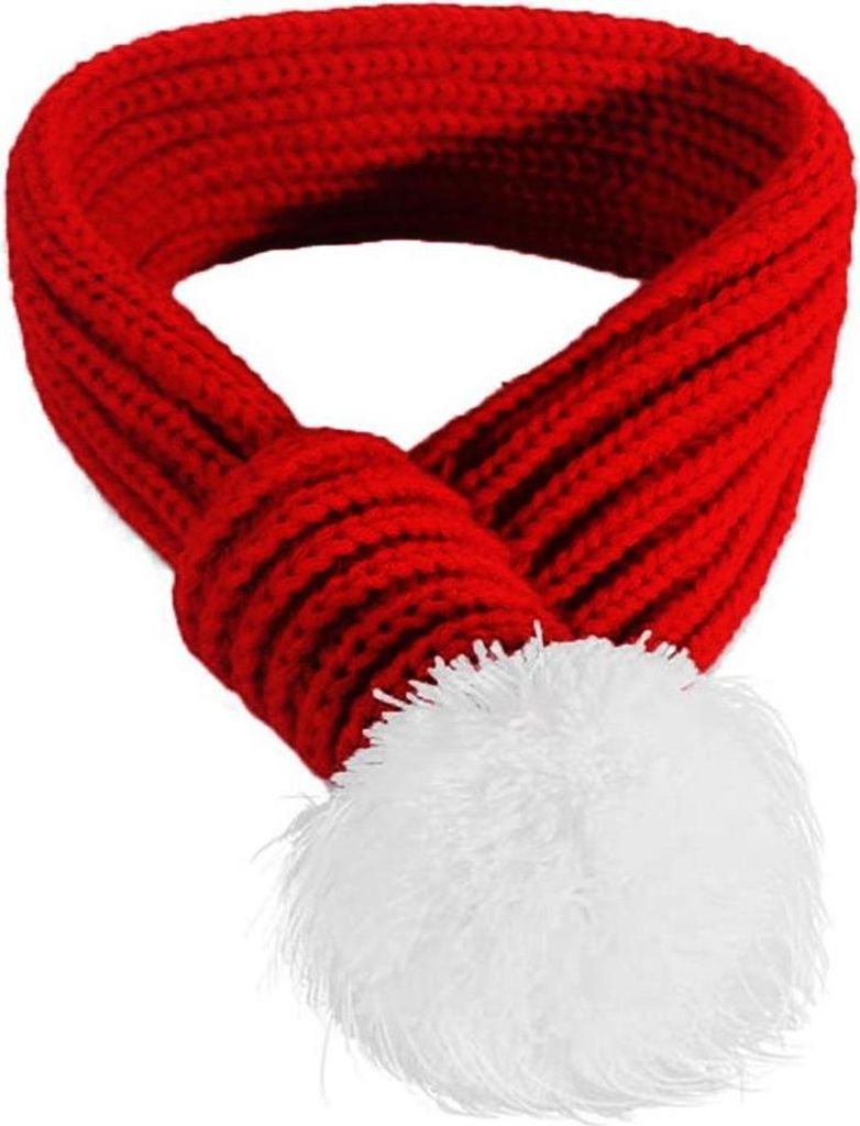 Hunde-Weihnachtskostüm, Weihnachtsschal, groß, rot, Haustier-Schal, Haustierbekleidung für Hunde