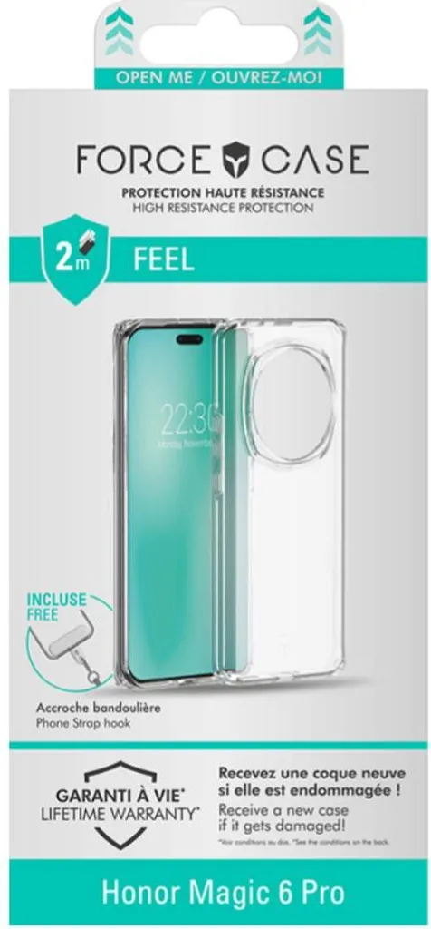 Force Case per Honor Magic 6 Pro: Custodia Rinforzata Trasparente 2m - 2