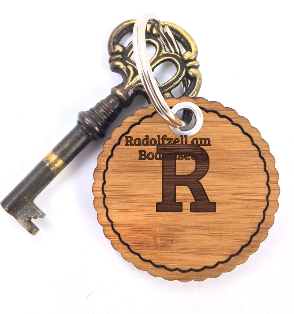 Mr. & Mrs. Panda Schlüsselanhänger Radolfzell am Bodensee - Geschenk, Spruch, Taschenanhänger, anhänger für schlüssel, Holz, Geschenkidee