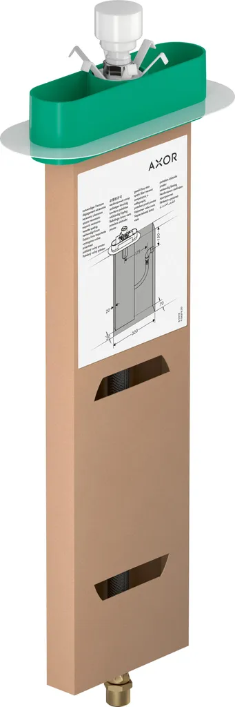 Kit d'installation sBox pour douche de baignoire sur plage carrelée