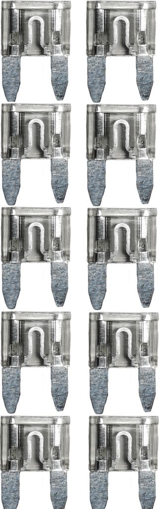 baytronic 10x Kfz-Flachstecksicherung Mini weiß 25A Produktbild 