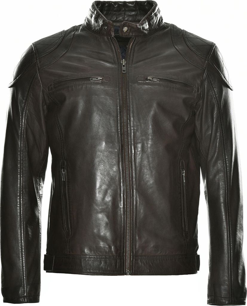 JCC Lederjacke 31020350 Herren dark brown 56