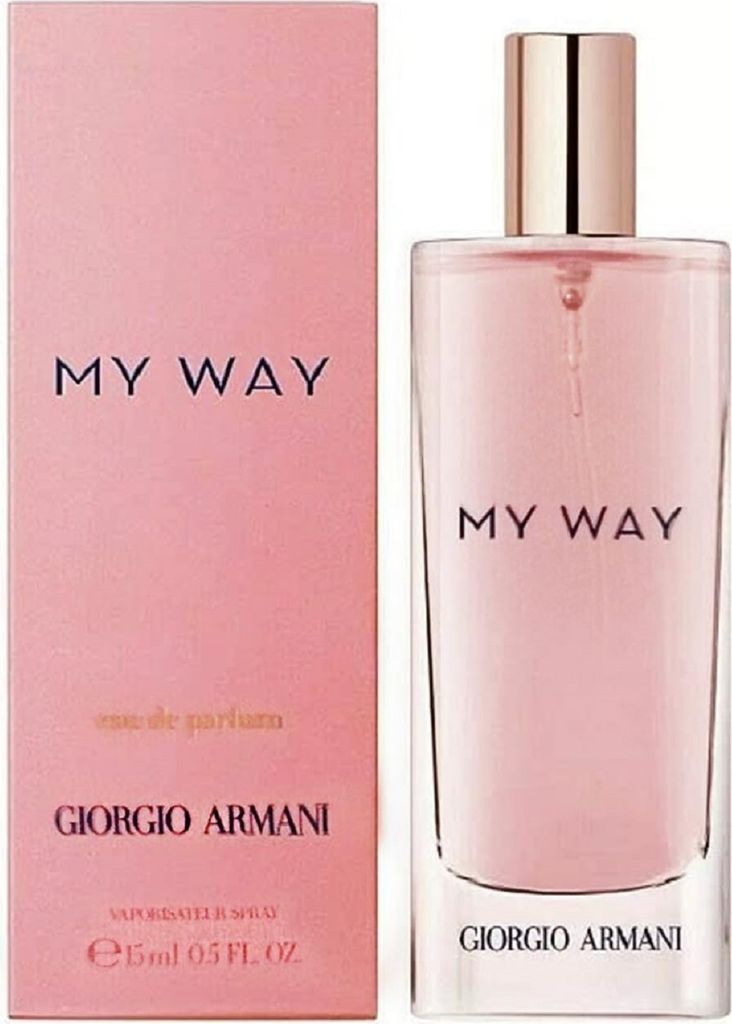 A perfume bottle and its box are displayed side-by-side against a white background.
