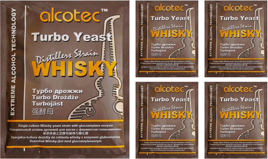 HUGBERT Turbohefe Alcotec Whisky + GA Enzym Alkohol Gärhefe Produktbild 