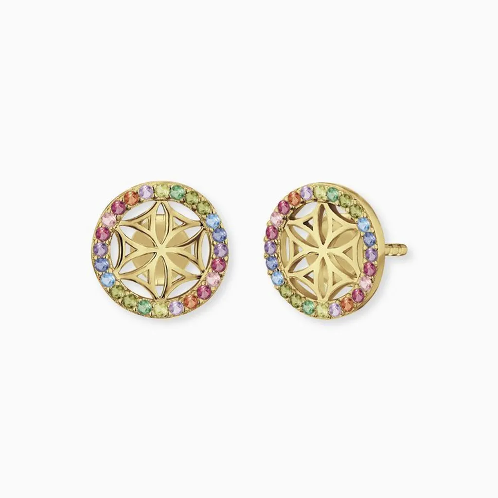 Boucles d'oreilles Fleur de vie dorées : le bijou idéal pour un Cadeau