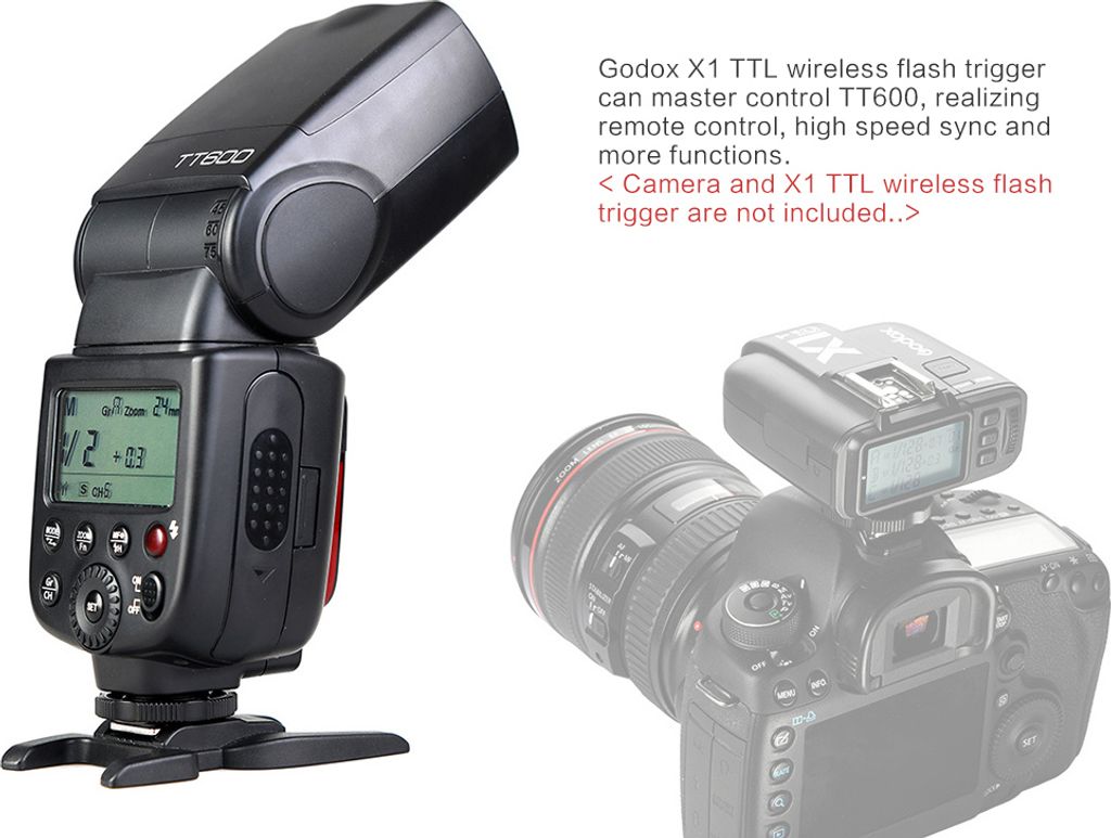 Godox Thinklite TT600 Blitz Speedlite Master/Slave-Blitz Produktbild 