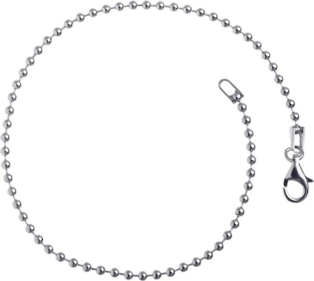 SILBERKETTEN STORE Kugelkette Armband 2mm - 925 Silber, Länge wählbar von 16-25cm - 16cm