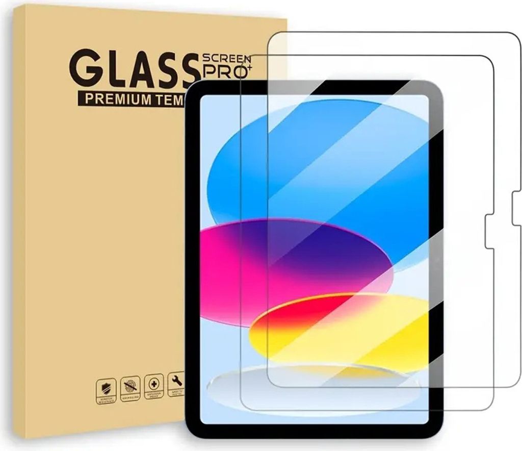 INF 2.5D Displayschutzfolie aus gehärtetem Glas für iPad (2er-Pack) iPad 10 10,9 Zoll