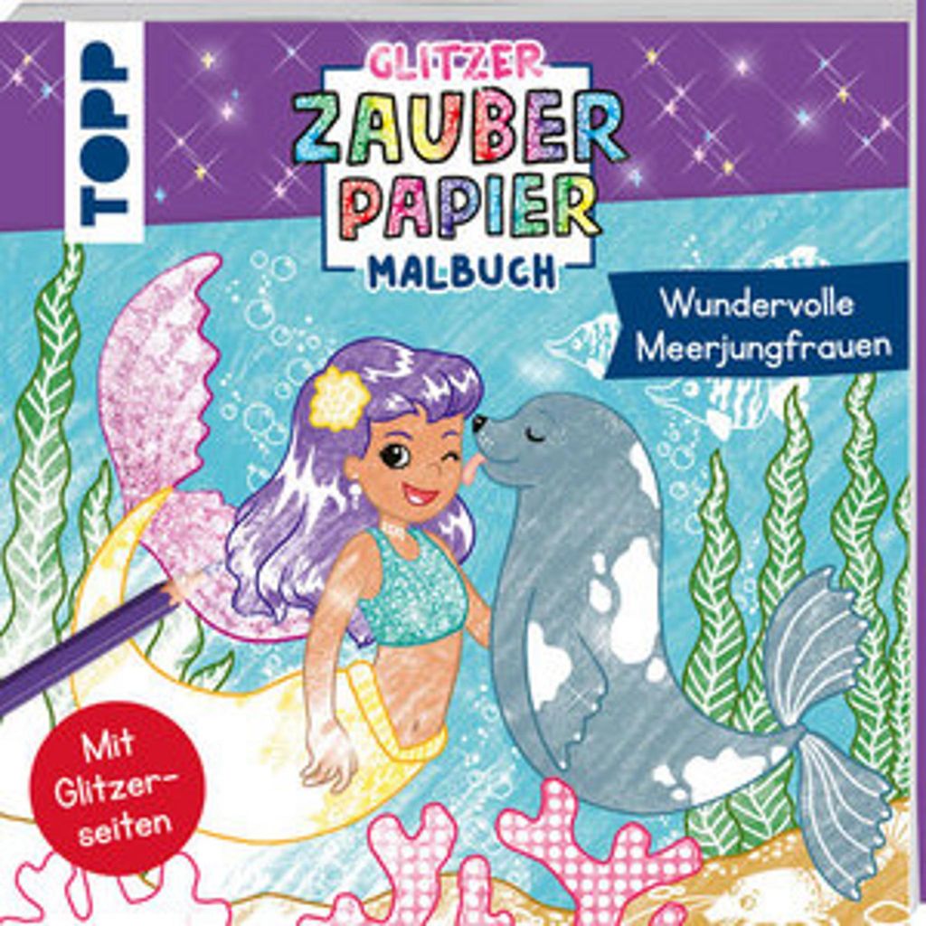 Hecher, Mimi/Glitzer Magické papierové maľovanky Nádherné Obrázok produktu 
