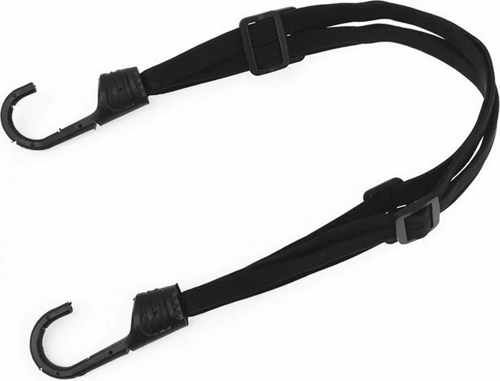 Cinghia Retrattile Casco Moto - Accessorio Nero 90cm Premium - 2