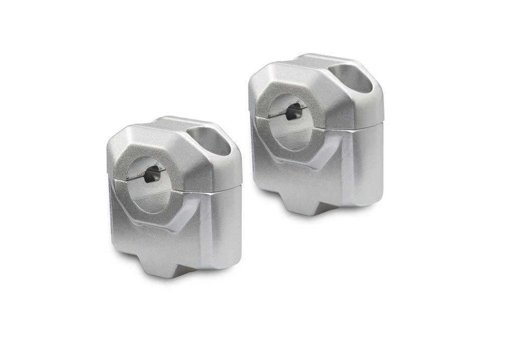 SW-MOTECH Lenkererhöhung RR 30mm für 22mm Lenker, Silber