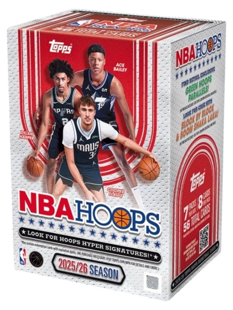 2025–26 Topps NBA Hoops Value Box Obrázok produktu 