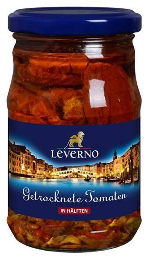 Tomaten getrocknet in Hälften in Öl