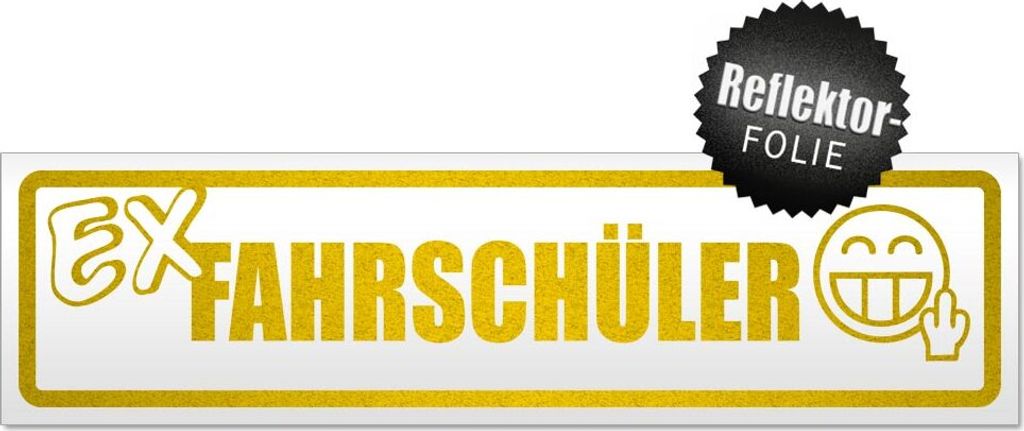Ex Fahrschüler Magnetschild Schild magnetisch