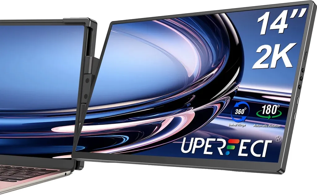 Extenseur d'écran portable QHD 2K moniteur externe haute résolution